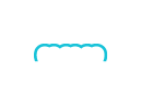 Animated row of teeth under orthodontic aligner circled